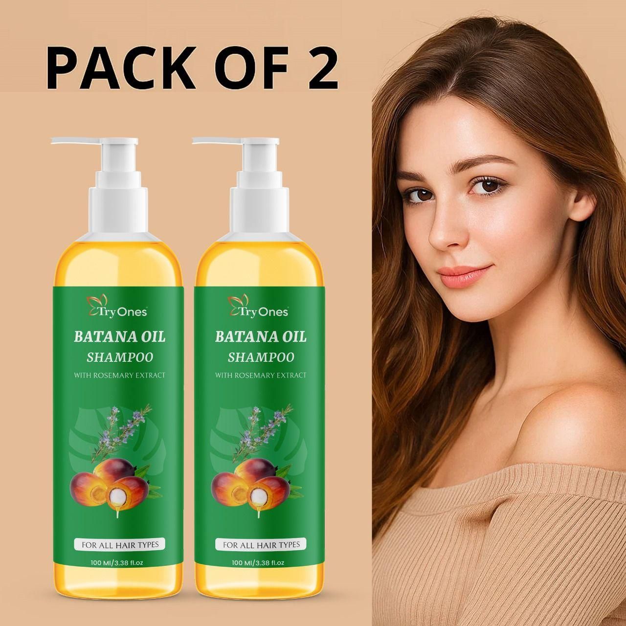 BATANA OIL SHAMPOO with Rosemary Extract (buy 1 get 1 free)